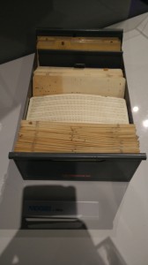 Punch cards!   